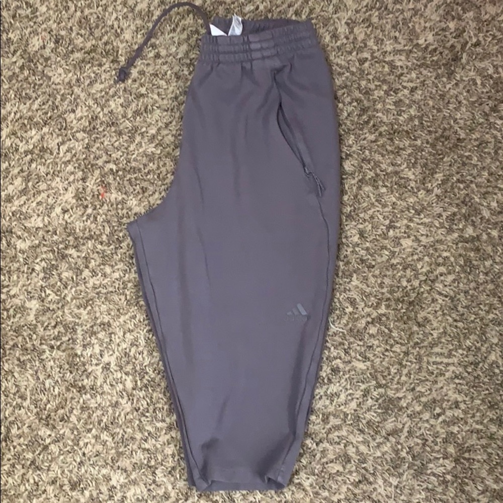 Adidas gray sweat shorts